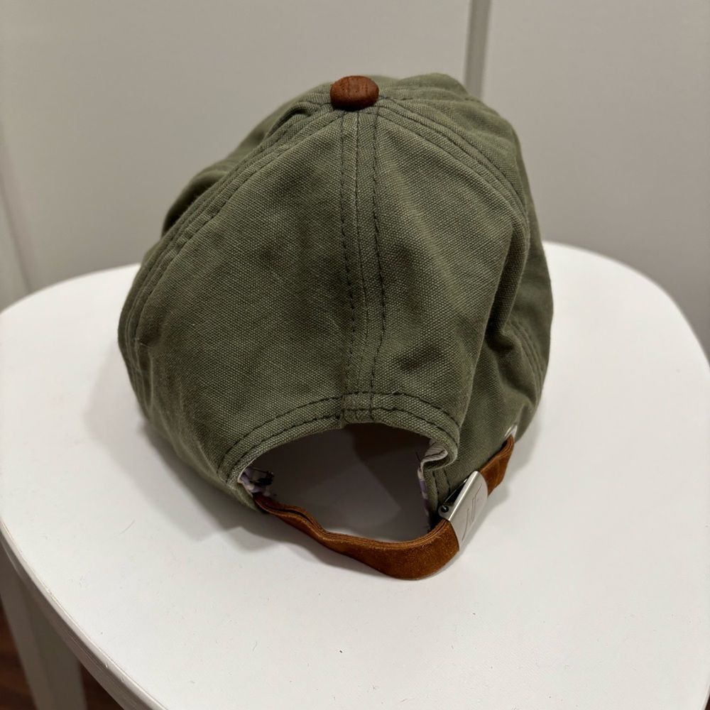 Nick Fouquet Matchstick Baseball Cap Limited Edition Suede Linen - Picture 3 of 7
